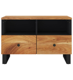 Meuble TV 70x33x46 cm Bois d'acacia massif