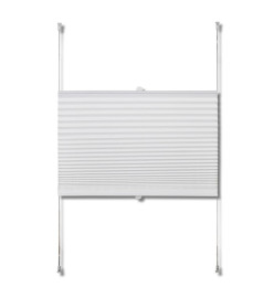 Store plissé 40x125 cm Blanc