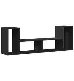 Meubles TV 2 pcs noir 75x30x50 cm bois d'ingénierie