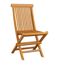 Chaises de jardin avec coussins vert vif 2 pcs Bois de teck