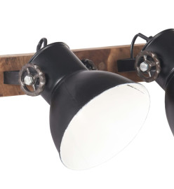 Lampe murale industrielle Noir 65x25 cm E27