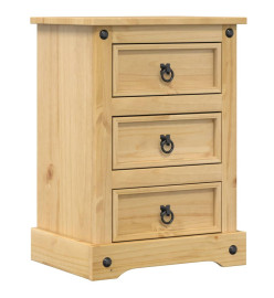 Table de chevet Corona 45x35x64 cm bois de pin massif