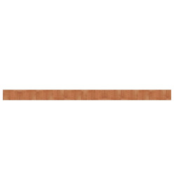 Tapis rectangulaire marron 60x1000 cm bambou