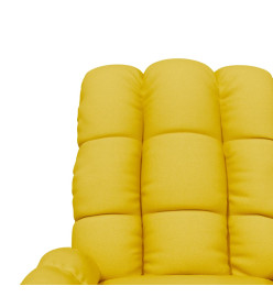 Fauteuil de massage Jaune Tissu