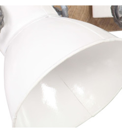 Lampe murale industrielle Blanc 45x25 cm E27