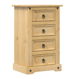 Table de chevet Corona 53x39x84 cm bois de pin massif