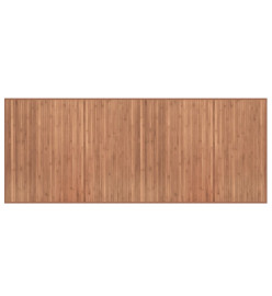 Tapis rectangulaire naturel 80x200 cm bambou