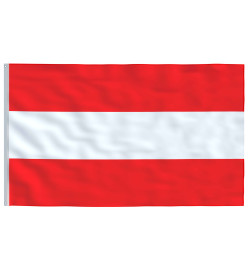 Drapeau de l'Autriche et mât 6,23 m Aluminium