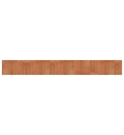 Tapis rectangulaire marron 60x500 cm bambou