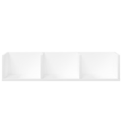 Armoires murales 2 pcs blanc 75x18x16,5 cm bois d'ingénierie