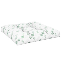 Coussins de palette lot de 2 motif de feuilles tissu