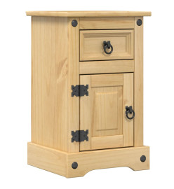 Table de chevet Corona 35x32,5x58 cm bois de pin massif