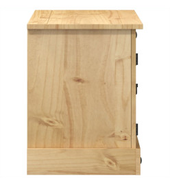 Meuble TV Corona 100x37x52 cm bois de pin massif