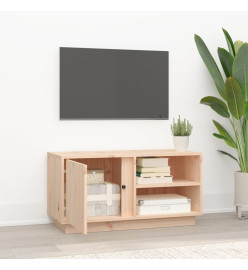 Meuble TV 80x35x40,5 cm Bois de pin massif