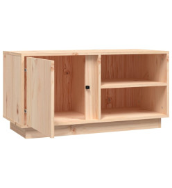 Meuble TV 80x35x40,5 cm Bois de pin massif