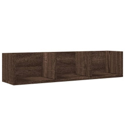 Armoires murales 2pcs chêne marron 75x18x16,5cm bois ingénierie