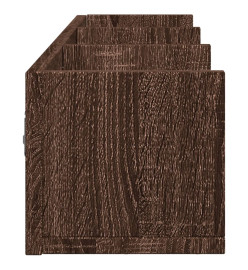 Armoires murales 2pcs chêne marron 75x18x16,5cm bois ingénierie