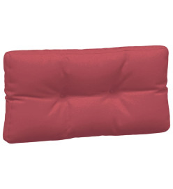 Coussins de palette 5 pcs rouge bordeaux tissu
