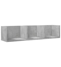 Armoires murales 2pcs gris béton 75x18x16,5cm bois d'ingénierie