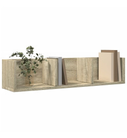 Armoires murales 2pcs chêne sonoma 75x18x16,5cm bois ingénierie