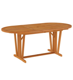 Table de jardin 200x100x75 cm Bois d'eucalyptus solide