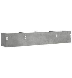 Armoires murales 2pcs gris béton 99x18x16,5cm bois d'ingénierie