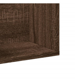 Armoire murale chêne marron 99x18x16,5 cm bois d'ingénierie