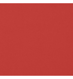 Coussins de chaise lot de 4 40x40x7 cm tissu oxford rouge