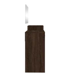 Ensemble de coiffeuse 3 pcs chêne marron bois d'ingénierie