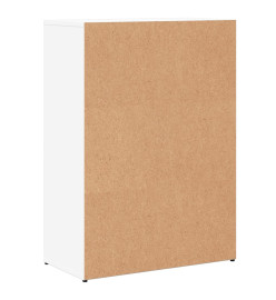 Buffets 2 pcs blanc 60x30x84 cm bois d'ingénierie