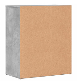 Buffets 2 pcs gris béton 60x31x70 cm bois d'ingénierie