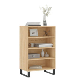 Buffet haut chêne sonoma 57x35x90 cm bois d'ingénierie