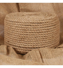 Corde de jute 25 m de long 14 mm d'épaisseur