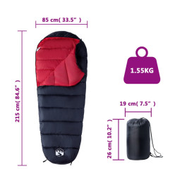 Sac de couchage momie pour adultes camping 3 saisons