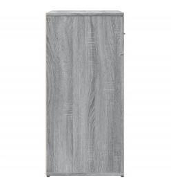 Buffets 2 pcs sonoma gris 79x38x80 cm bois d'ingénierie