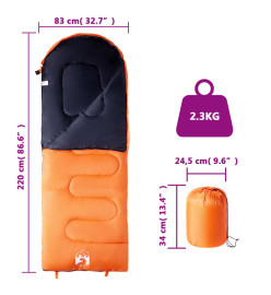 Sac de couchage pour adultes camping 3-4 saisons