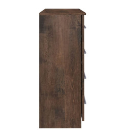 Buffet Chêne fumé 79x35x88 cm Bois d'ingénierie