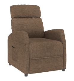 Fauteuil inclinable Marron Tissu