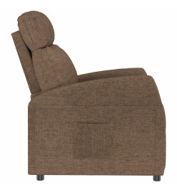 Fauteuil inclinable Marron Tissu