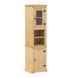 Armoire de salle de bain Corona 50x40x185 cm bois de pin massif