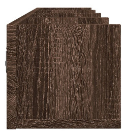 Armoires murales 2pcs chêne marron 99x18x16,5cm bois ingénierie