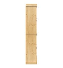 Armoire à chaussures Corona 99x32x163,5 cm bois de pin massif