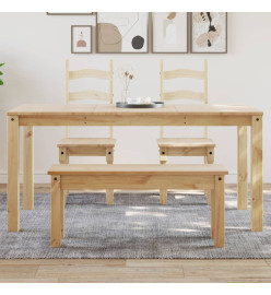 Table à manger Panama 160x80x75 cm bois massif de pin