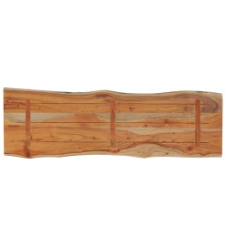 Dessus de table 120x40x2,5 cm rectangulaire bois massif acacia