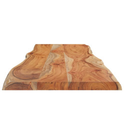 Dessus de table 160x40x2,5 cm rectangulaire bois massif acacia