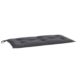 Coussin de banc de jardin anthracite 110x50x7 cm tissu oxford