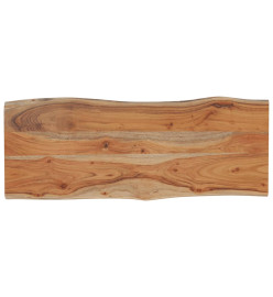 Dessus de table 100x40x2,5 cm rectangulaire bois massif acacia