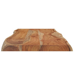 Dessus de table 100x40x2,5 cm rectangulaire bois massif acacia