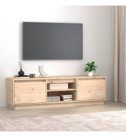 Meuble TV 140x35x40 cm Bois de pin massif