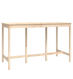 Ensemble de bar 9 pcs Bois de pin massif